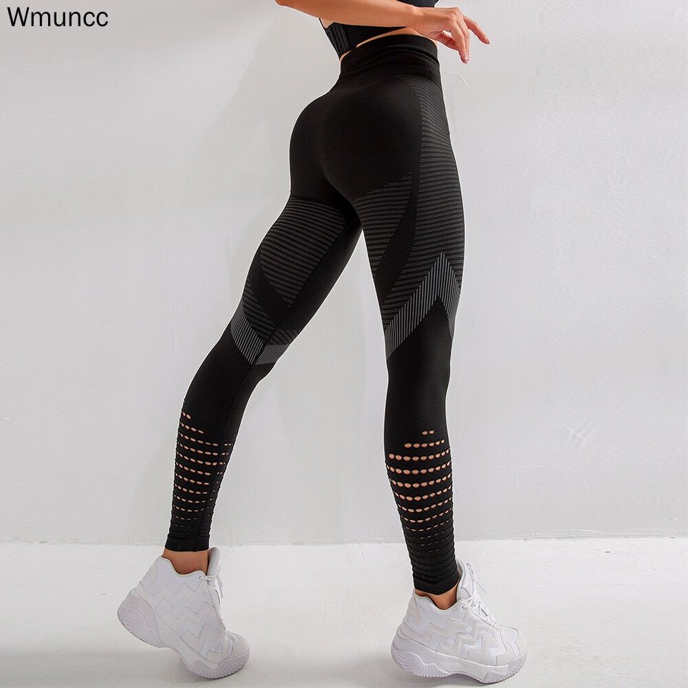 Wmuncc Yoga Leggings Sport Pants Women Fitness Energy Seamless Gym